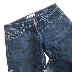 Vigoss Bootcut Studded Denim Jeans Women Junior Size‎ 11